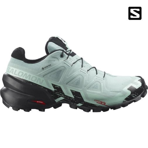 Tenis Para Trail Running Salomon Speedcross 6 GTX Mujer Verde Menta | MX UOXW706